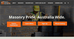 Desktop Screenshot of masonrycontractors.com.au